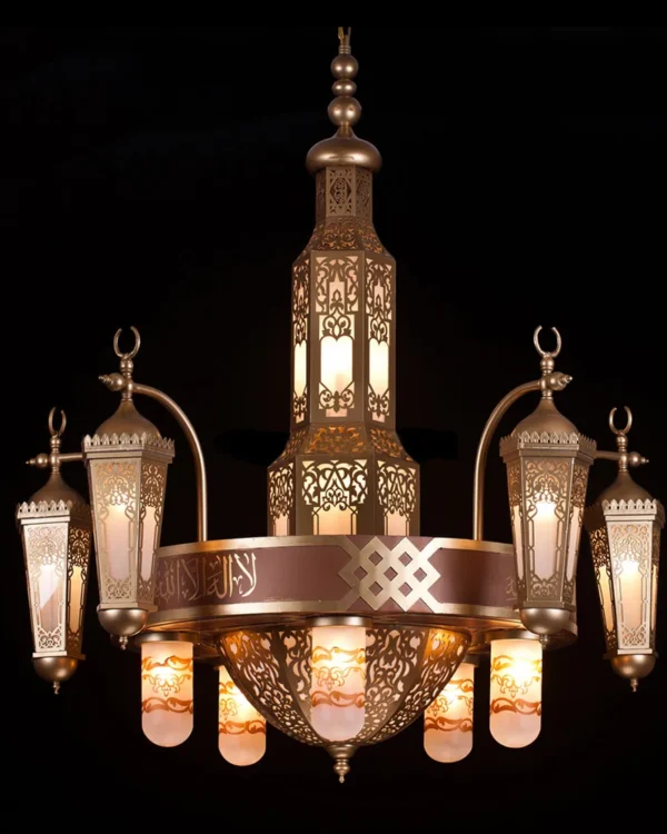 Brillance Glass Grand Chandelier, 47"