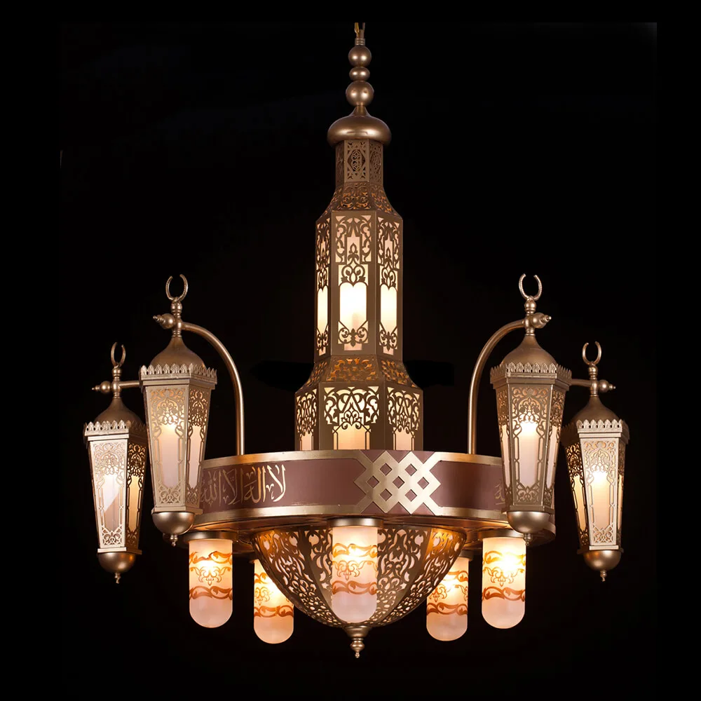 Brillance Glass Grand Chandelier, 47"