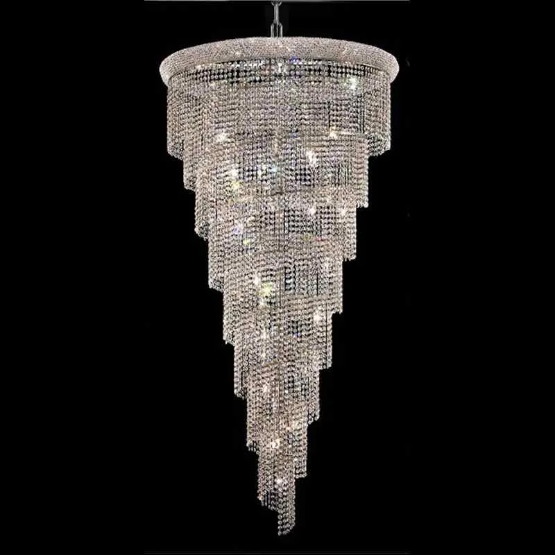 Château Linear Crystal Grand Chandelier, 35" in gold