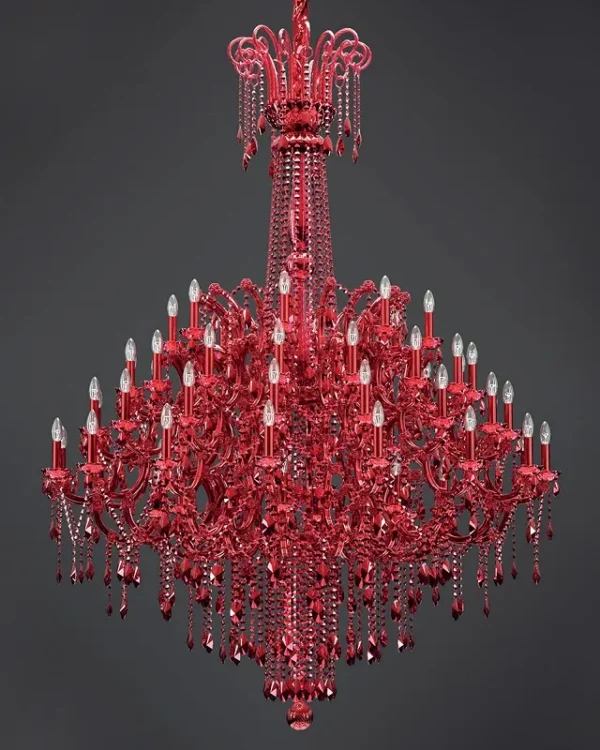 Facette Crystal Grand Chandelier, 73"