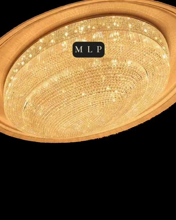 Féerie Oval Crystal Grand Chandelier, 98" in gold
