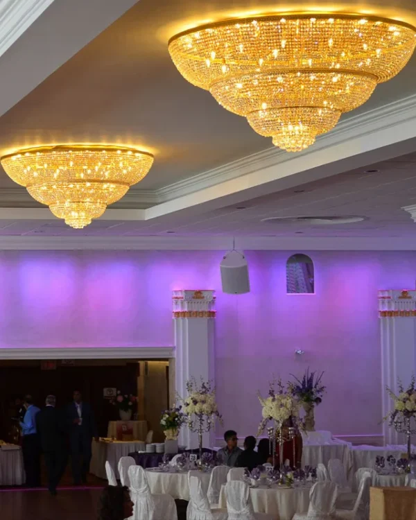 Parure Crystal Grand Chandelier, 72" in gold