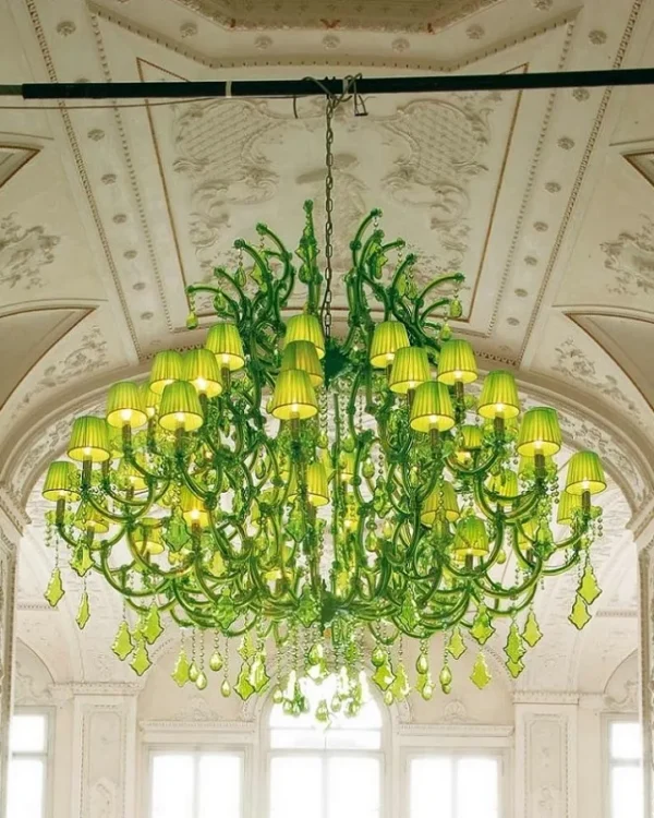 Rivière Crystal Grand Chandelier, 75" in polished chrome