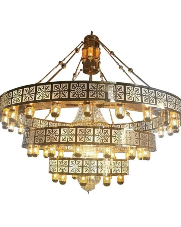 Splendeur Three-Ring Grand Chandelier, 138"