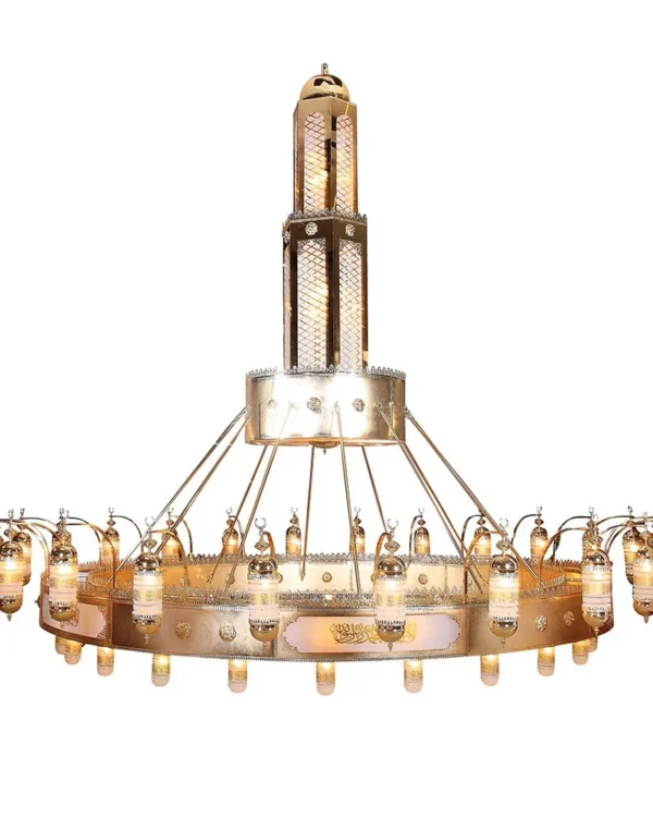 Splendeur Glass Grand Chandelier, 197" in gold
