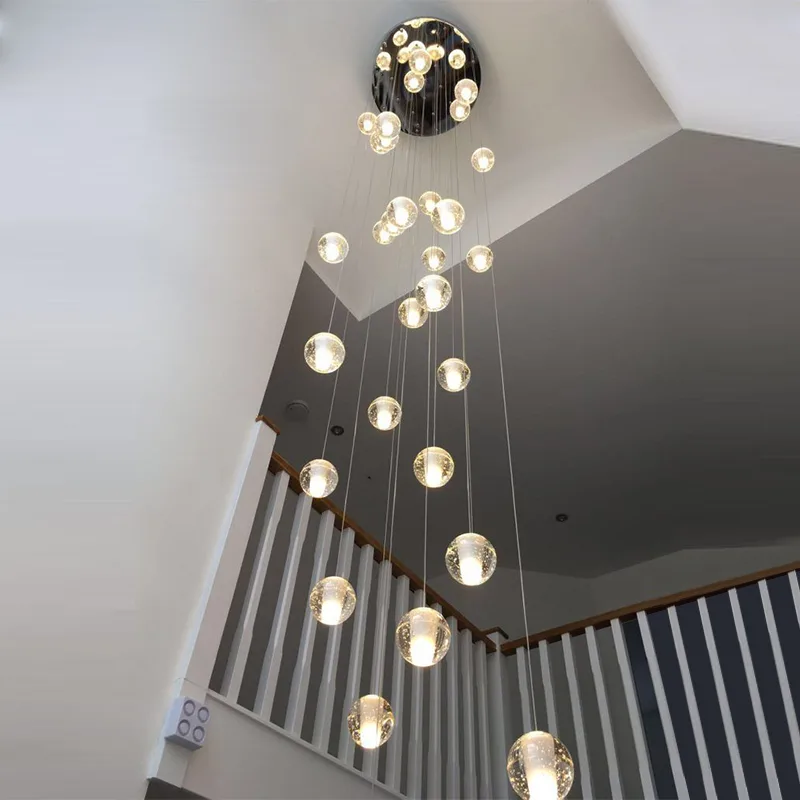 Installed chandelier