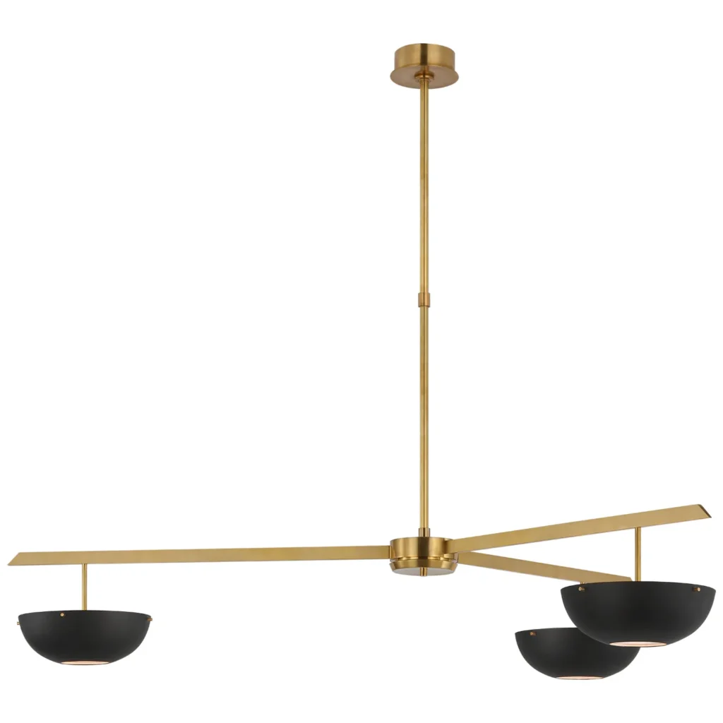 Doré Grand Chandelier, 54" in antique brass