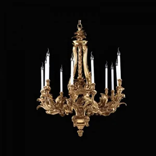 Rome Brass Grand Chandelier, 39" in antique brass