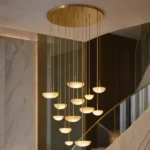 Lueur Alabaster Grand Chandelier