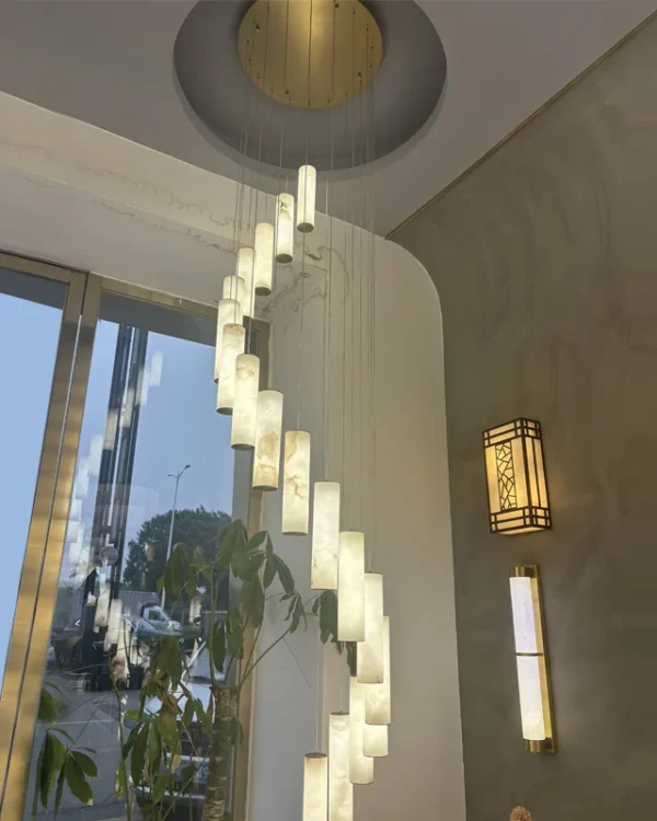 Reflet Alabaster Grand Chandelier