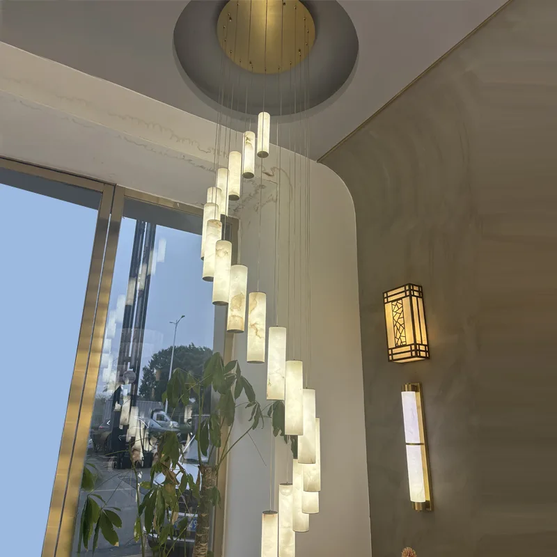 Reflet Alabaster Grand Chandelier