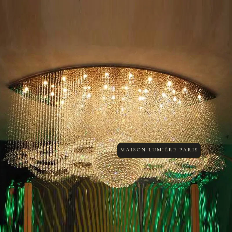 Installed chandelier