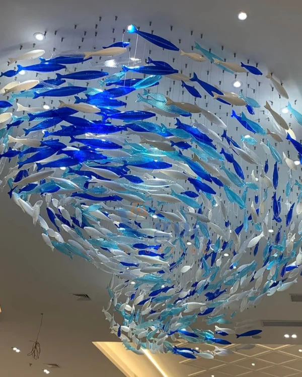 Marée Glass Grand Chandelier