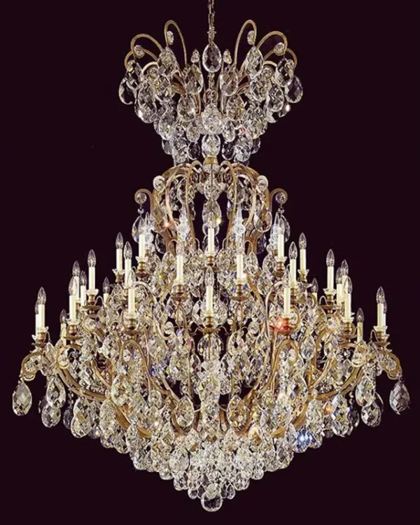 Sorbonne Crystal 41-Light Grand Chandelier, 59"