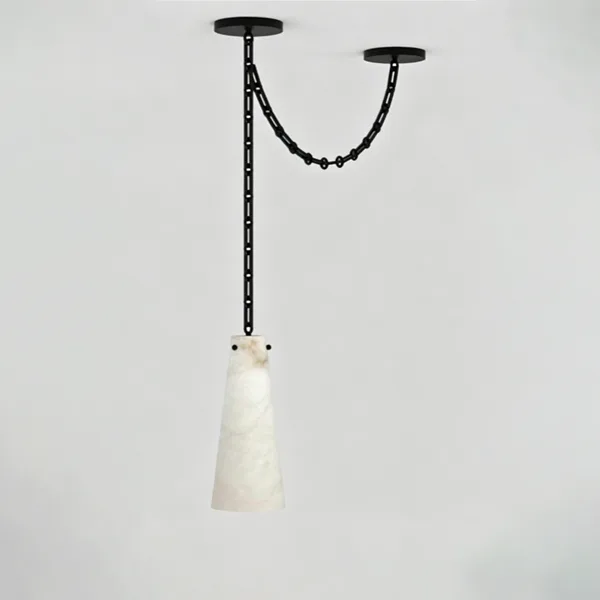 Brume Alabaster Pendant, 1-Light