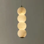 Craie Globe Alabaster Pendant