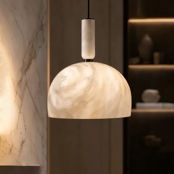 Craie Alabaster Pendant