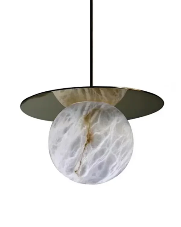 Lueur Alabaster Pendant, 1-Light