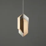 Luna Square Alabaster Pendant, 134"