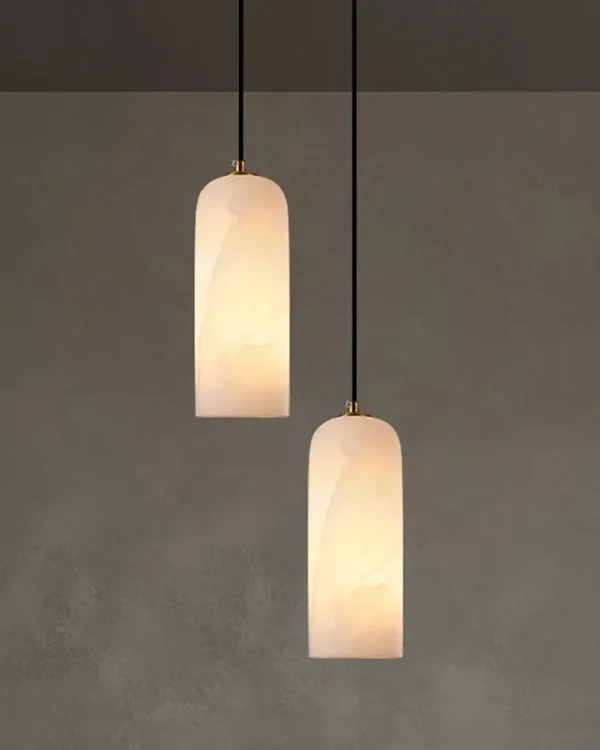Lune Alabaster Pendant, 1-Light