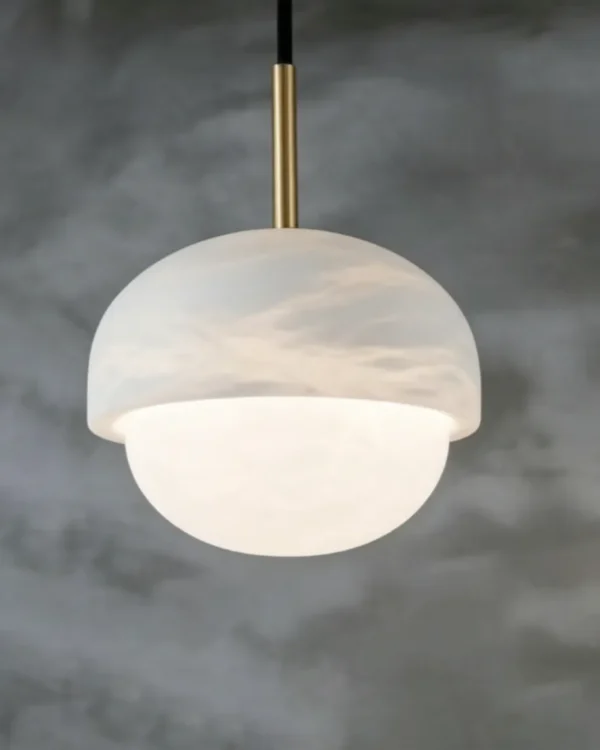 Marbre Round Alabaster Pendant