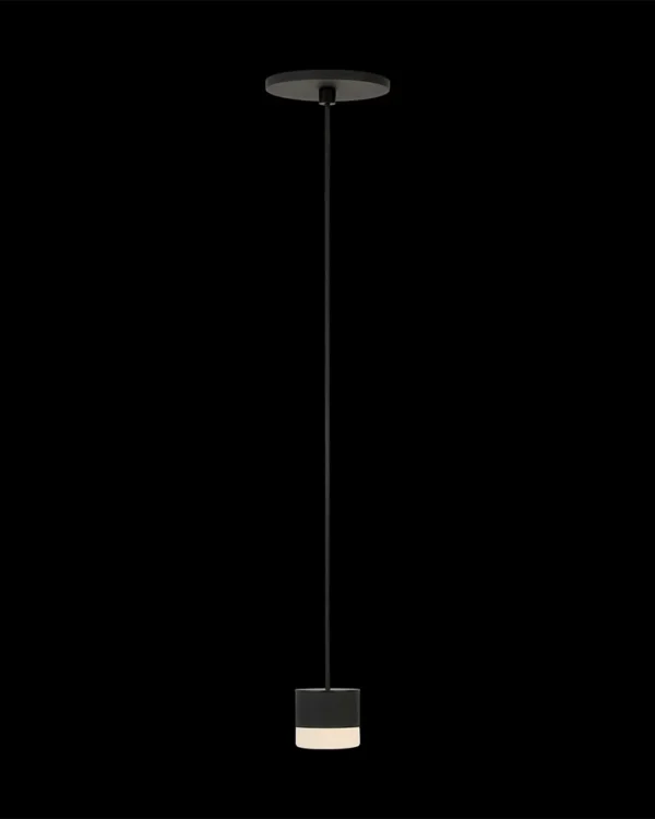 Montparnasse Alabaster Pendant, 2" in antique brass