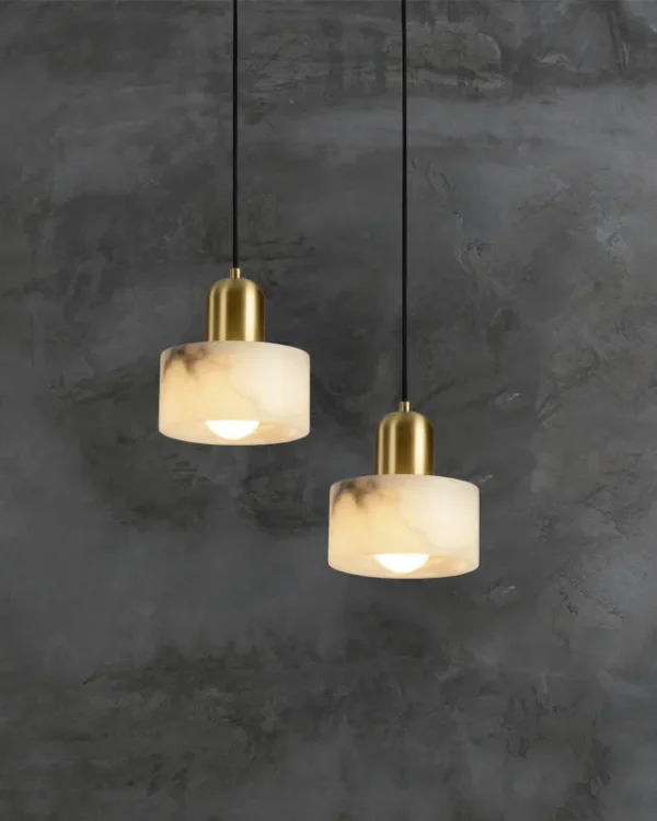 Nacre Alabaster Pendant, 1-Light