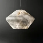 Voile Alabaster Pendant, 1-Light