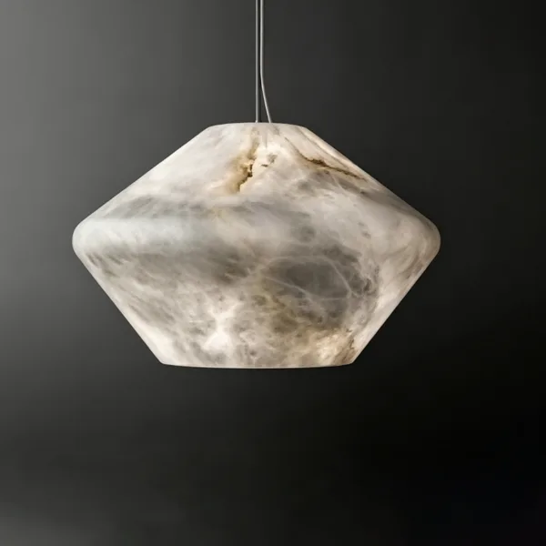 Voile Alabaster Pendant, 1-Light