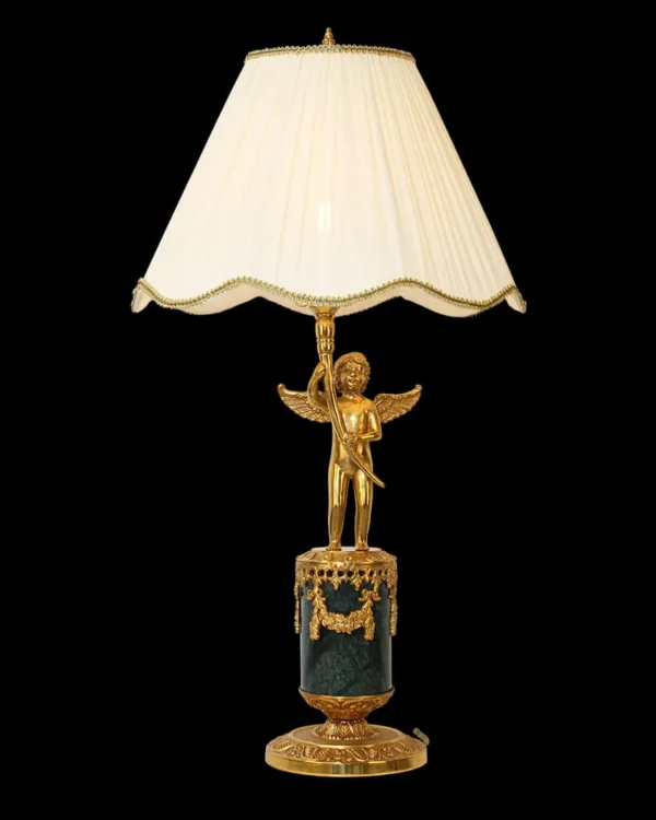 Neuilly Brass 1-Light Table Lamp, 29" in Antique Brass in antique brass