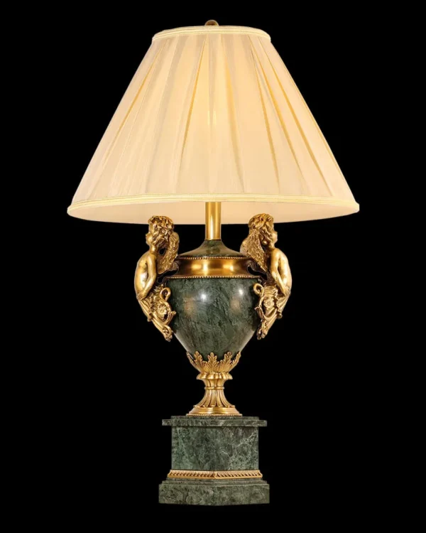Neuilly Brass 1-Light Table Lamp, 31" in Antique Brass in antique brass