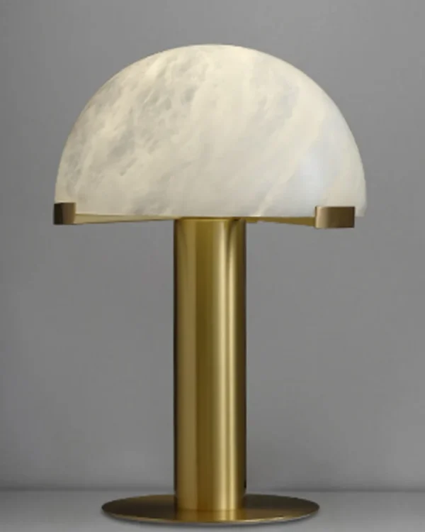 Astre Alabaster Table Lamp, 19"