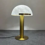 Astre Alabaster Table Lamp, 24"