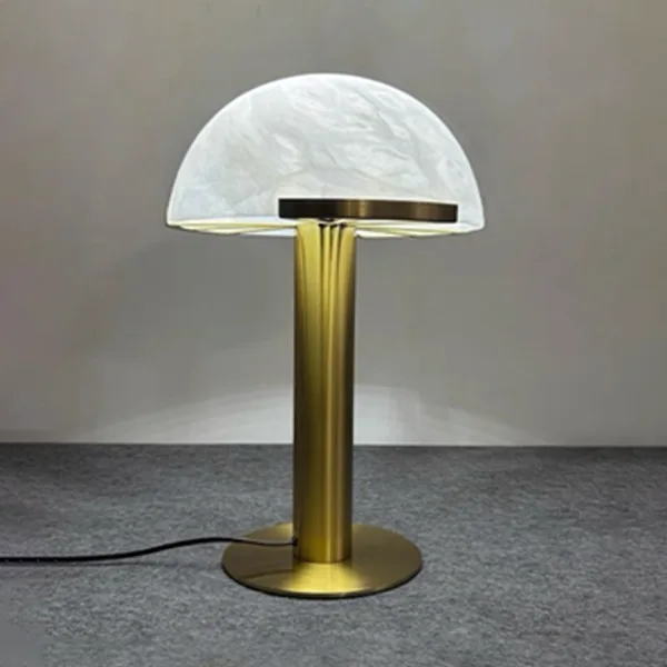 Astre Alabaster Table Lamp, 24"