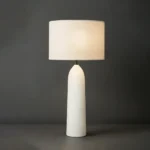 Lait Alabaster Table Lamp, 30"