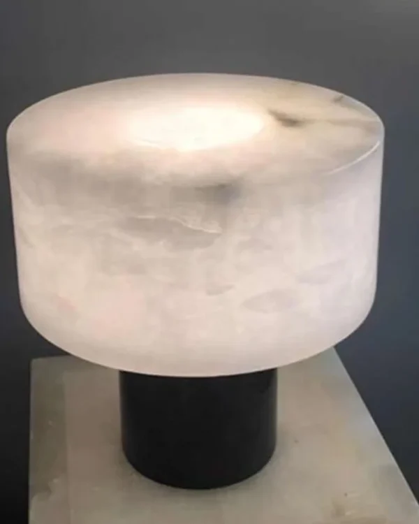 Nuage Alabaster Table Lamp, 14"