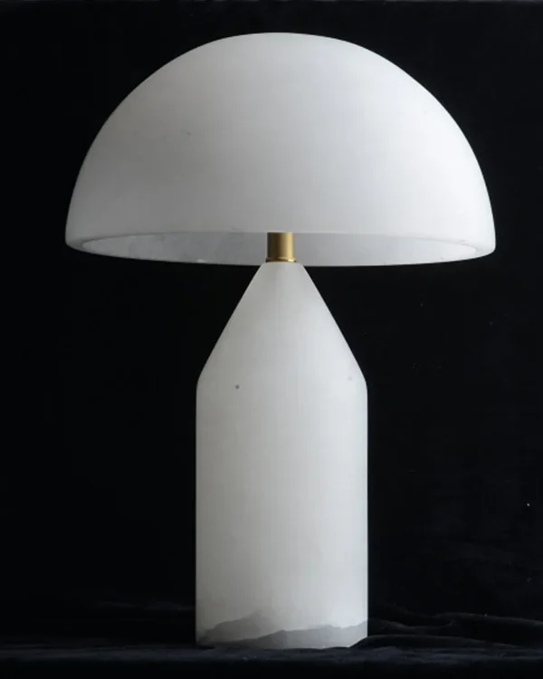 Nuage Alabaster Table Lamp, 17"