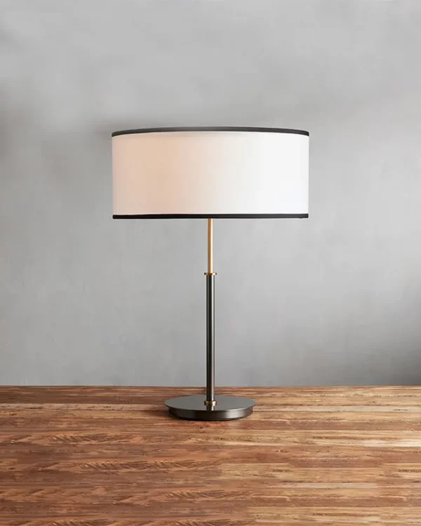 Laiton Table Lamp, 26" in light bronze