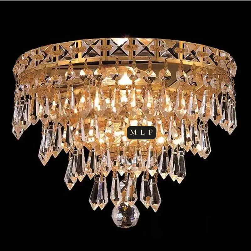 Schönbrunn Crystal Wall Sconce, 3-Light, 12" H in gold