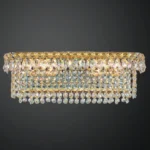Nocturne Crystal Wall Sconce, 4-Light in gold