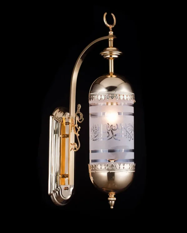 Prestige Glass Wall Sconce in gold