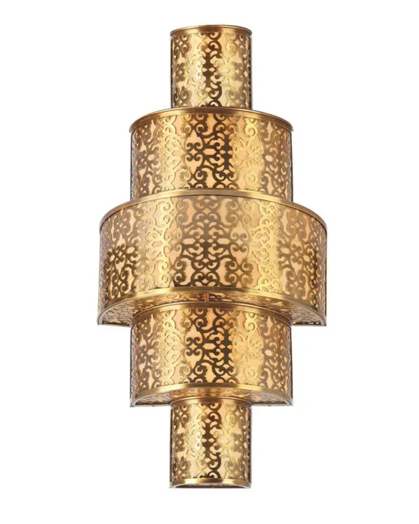 Prestige Wall Sconce, 4-Light in gold