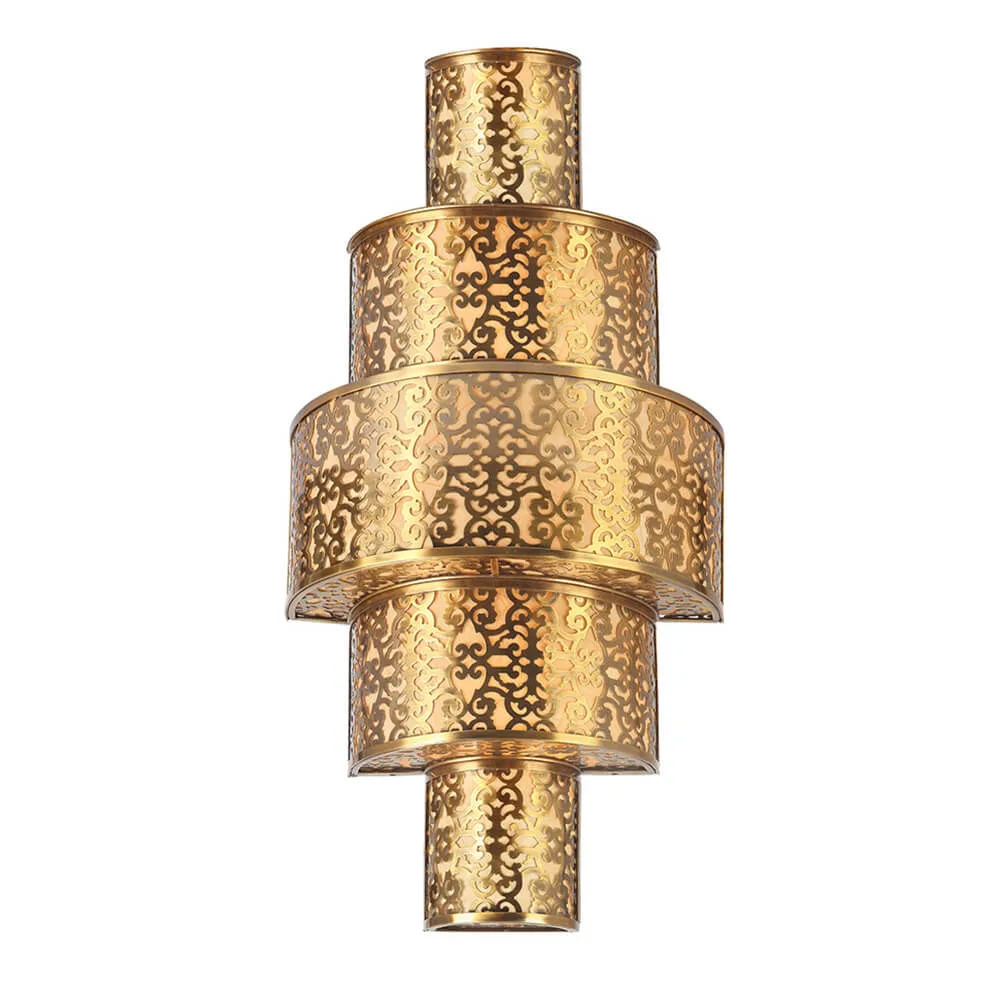 Prestige Wall Sconce, 4-Light in gold