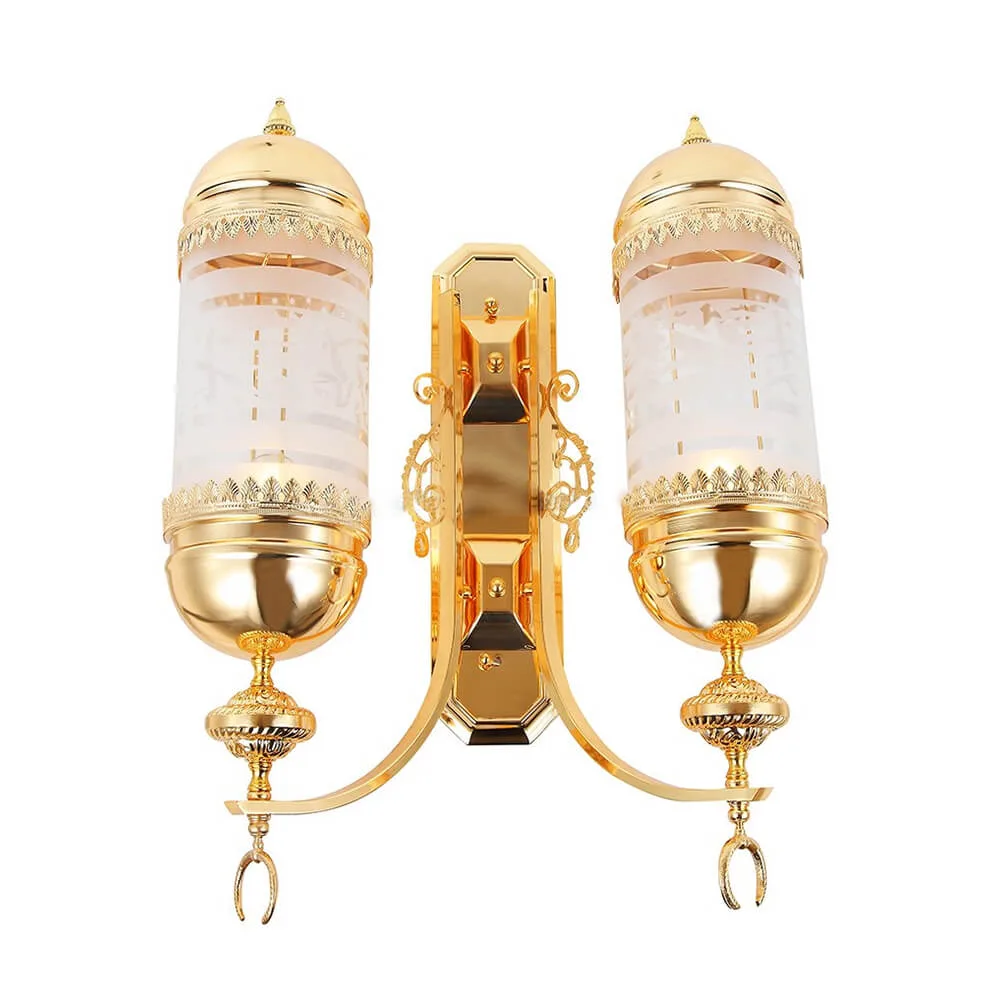 Prestige Wall Sconce, 28" H in Gold in gold