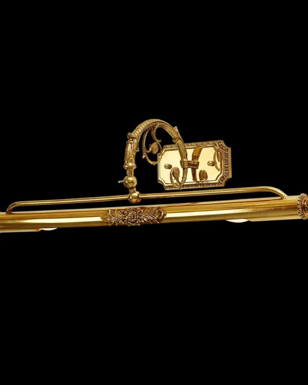 Auteuil Brass Picture Light, 2-Light, 8" H in antique brass