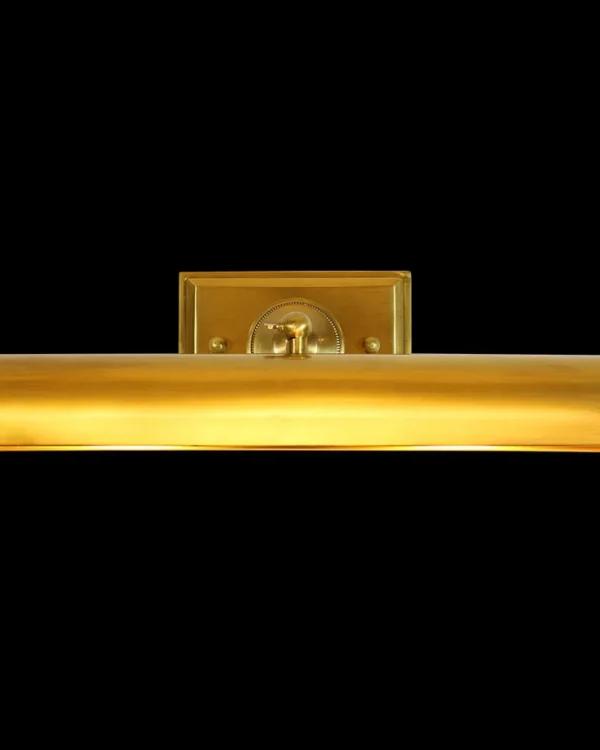 Ménilmontant Brass Picture Light, 2-Light in antique brass