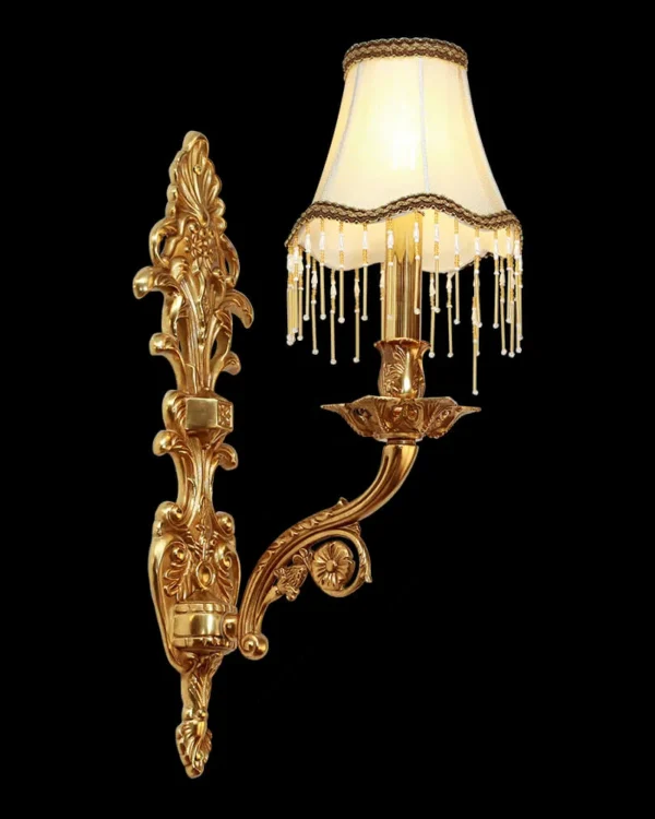 Ségur Brass Wall Sconce, 1-Light in antique brass