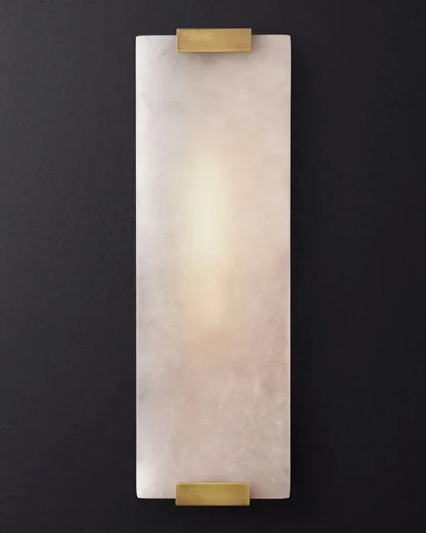 Albâtre Alabaster Wall Sconce, 1-Light