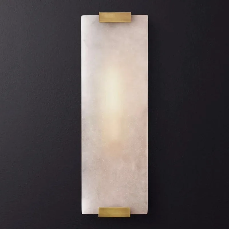 Albâtre Alabaster Wall Sconce, 1-Light