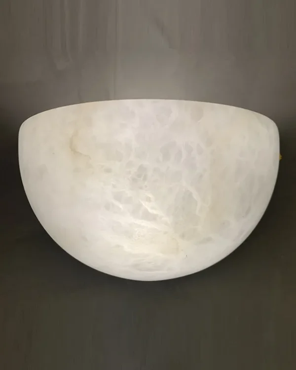 Aurore Alabaster Wall Sconce, 1-Light